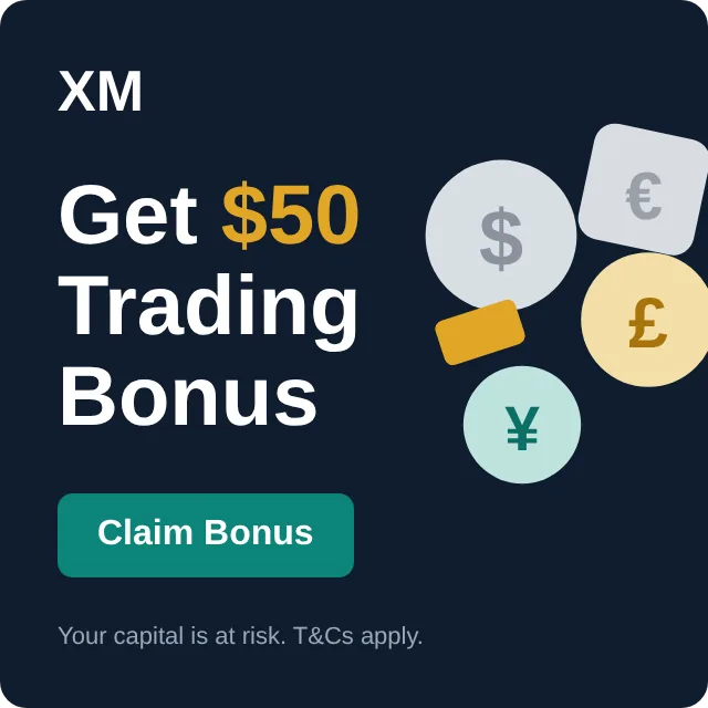 XM $50 trading bonus with no deposit required