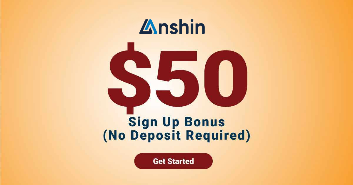 AnshinFX $50 Free Welcome Bonus Start Trading Today