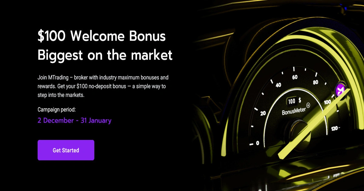 MTrading $100 Welcome Bonus 2026 Limited-Time Offer