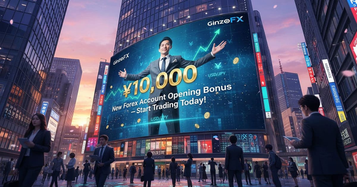 GinzoFX is offering 10K JPY Forex No-Deposit Bonus