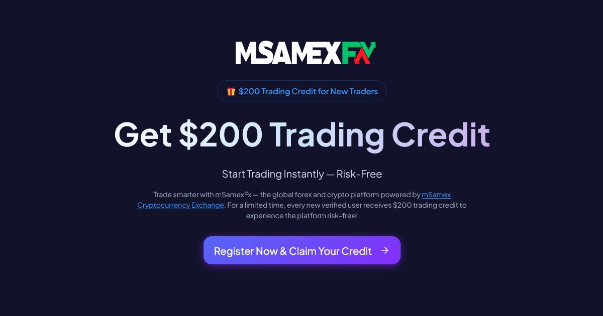 Start Trading with a $200 No Deposit Required at MSamexFX