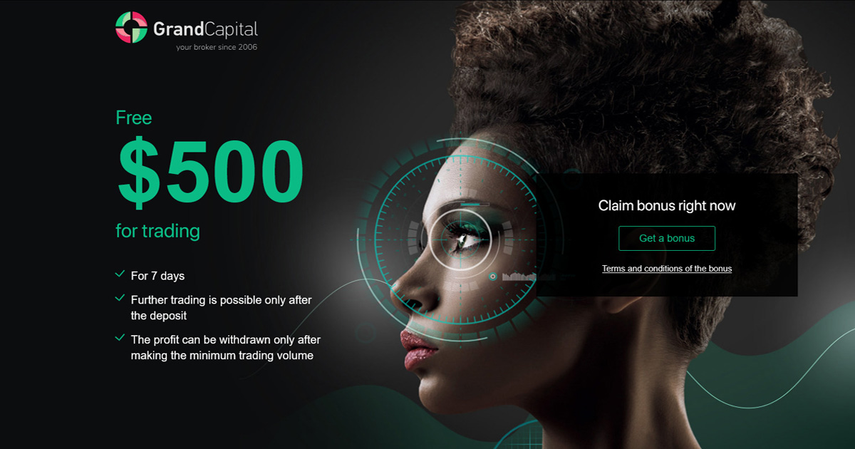 $500 No Deposit Bonus GrandCapital Updated Guide