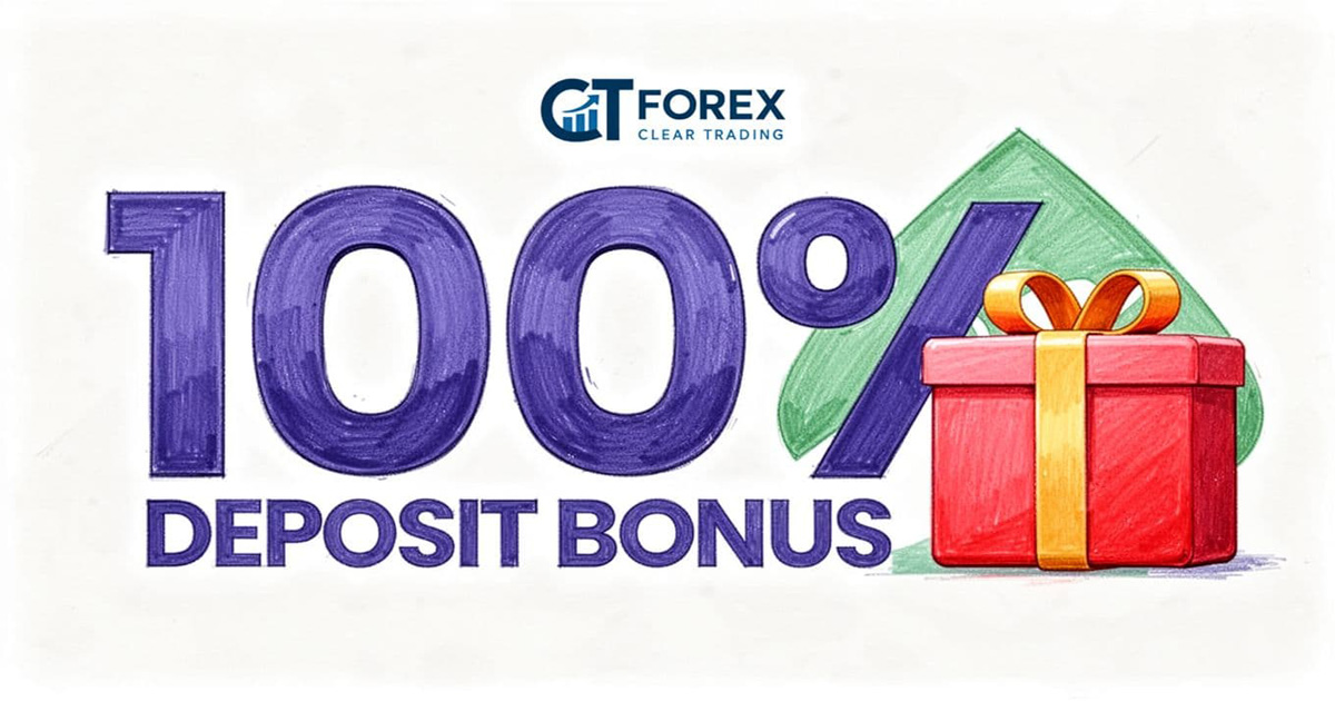 Information on the 100% Bonus for Initial Deposits at CTForex