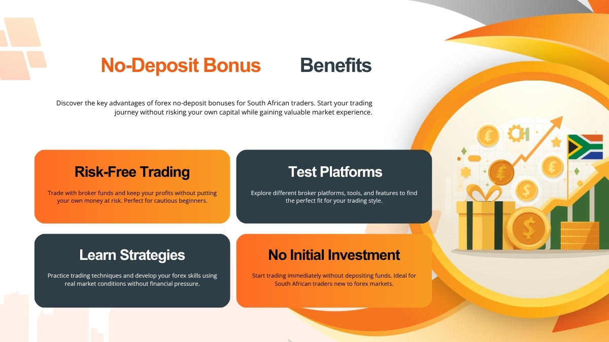 Forex Brokers Offering No Deposit Bonuses in South Africa