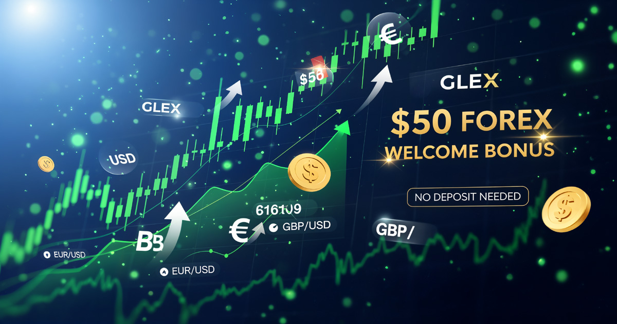 GLEX $50 Welcome Bonus, No Deposit Offer Explained