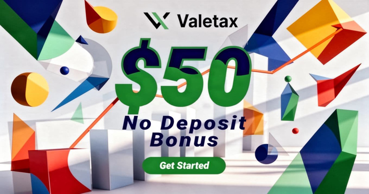 Benefit from the Valetax 50 USD No Deposit Bonus
