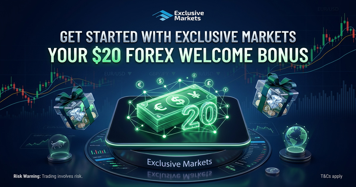 The Exclusive Markets $20 No Deposit Bonus Offer