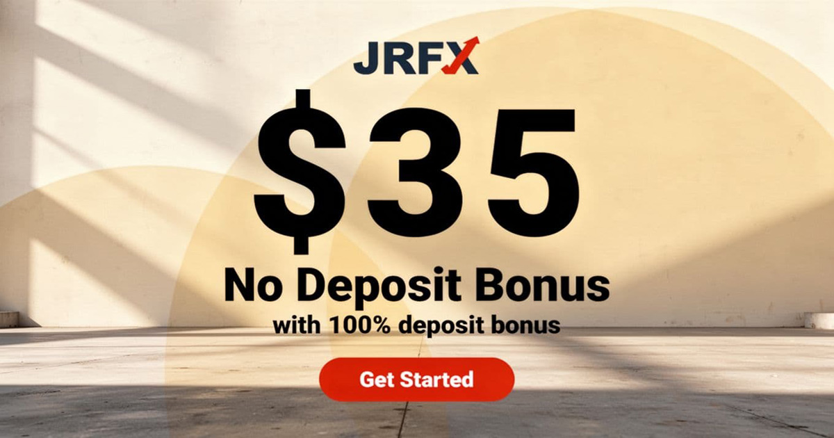 JRFX $35 Welcome Bonus for Forex New Traders