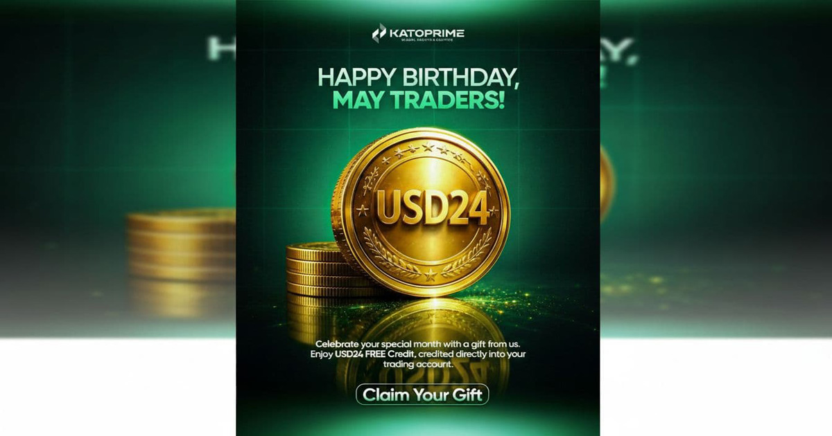 Birthday with a $24 No Deposit Bonus from KatoPrime