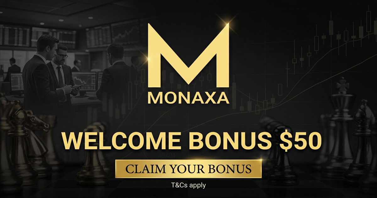Monaxa $50 Welcome Bonus is just what you need