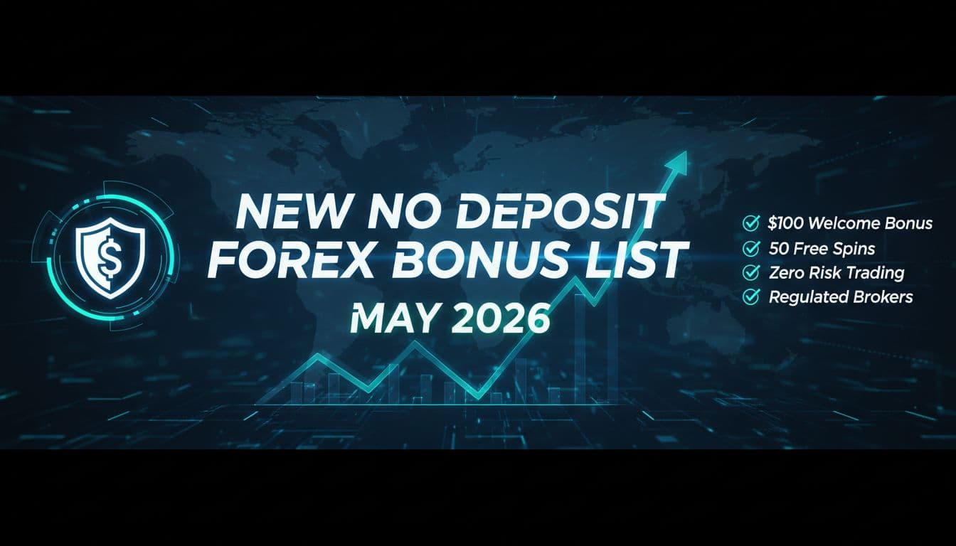 New No Deposit Forex Bonus List for May 2026