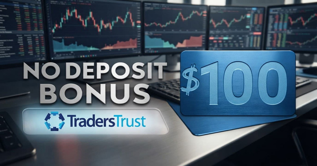 Traders Trust is offering 100 USD Free No Deposit Bonus