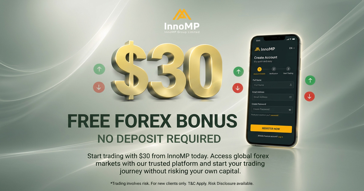 InnoMP USD 30 no-deposit bonus to eligible clients