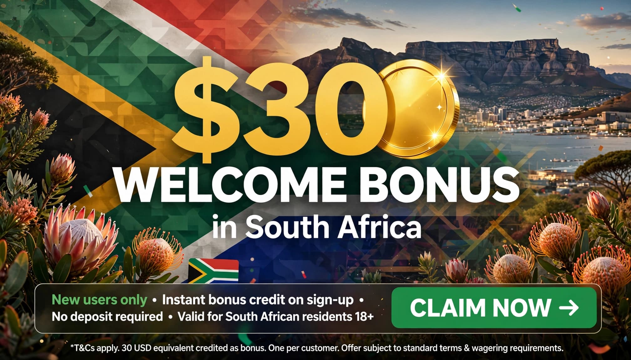 Which Forex Broker Offers $30 Welcome Bonus in South Africa