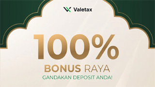 Valetax 100% tradable bonus